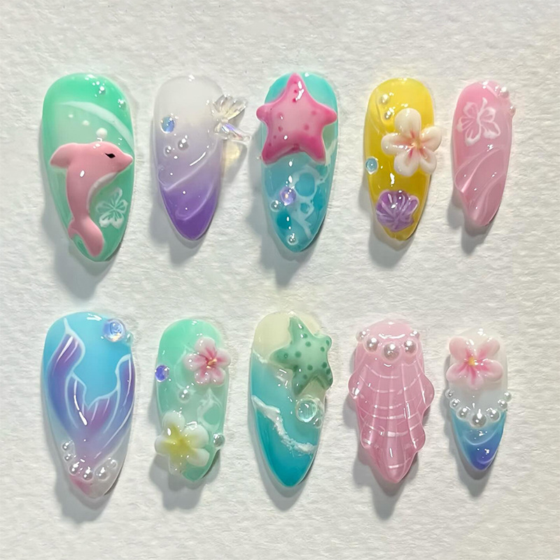 Photography Tips - 30pcs Summer Press on Nails 3D