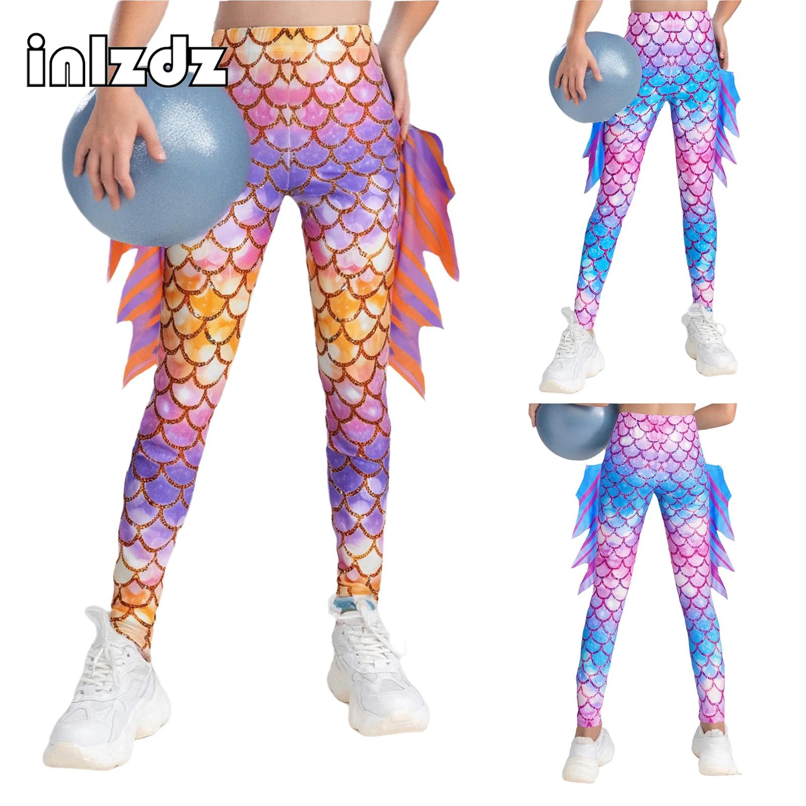 Photography Yoga - 2Pcs Kids Girl Fish Scale Printed
