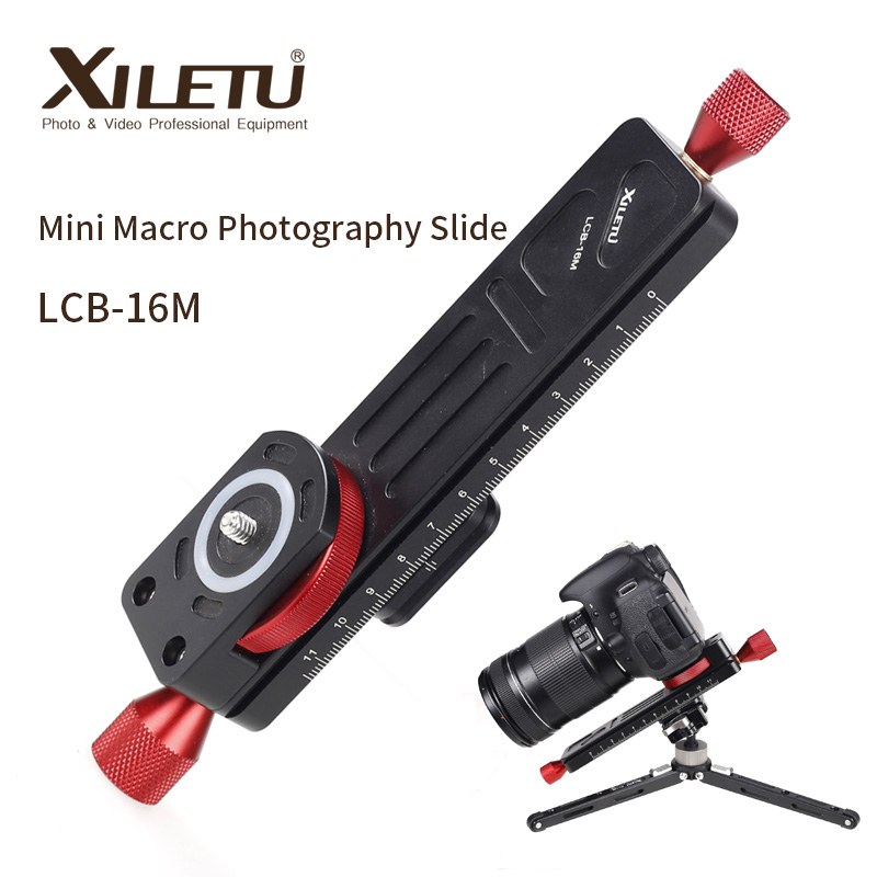 Camera Slider Rail - XILETU LCB-16M Mini Chụp Ảnh Macro