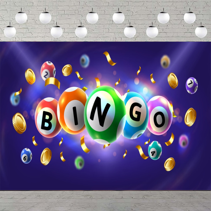 Photography Contest - Bingo Night Theme Photography Backdrop Snooker