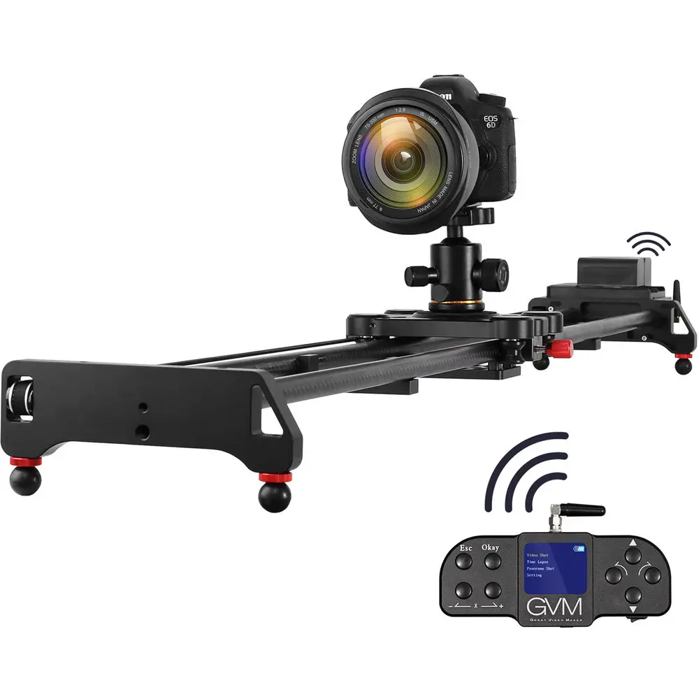 Camera Slider Rail - GVM GT-120WD 47inch Motorized Dolly Camera