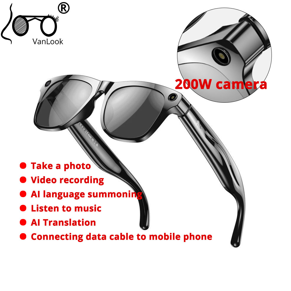 Photography Translate - AI Shooting Glasses Wireless Voice Control