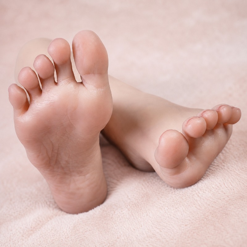 Photography Training - Lifelike Female Silicone Foot Model for