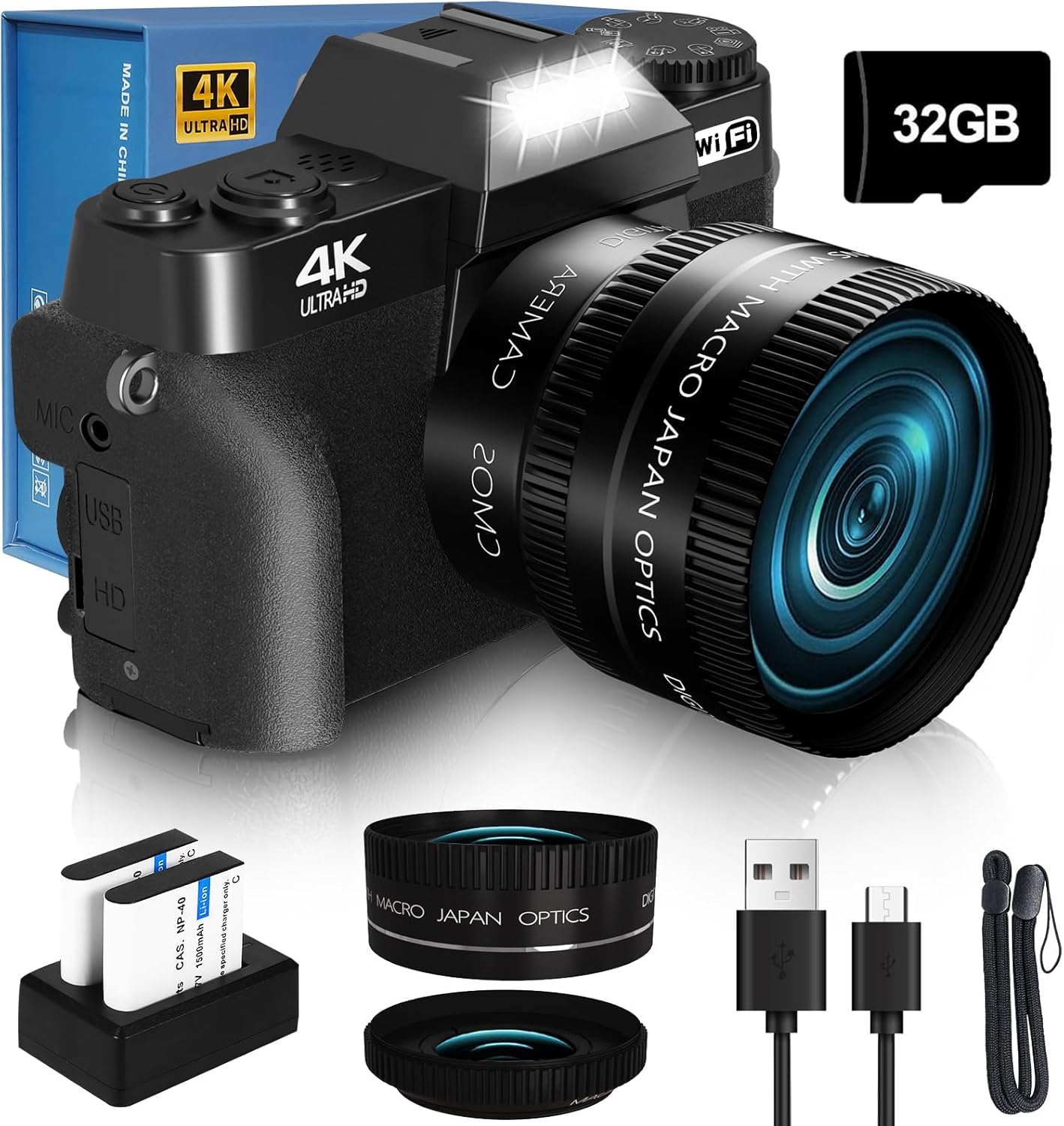 Photography Camera - Digital Camera for Vlogging and Photography