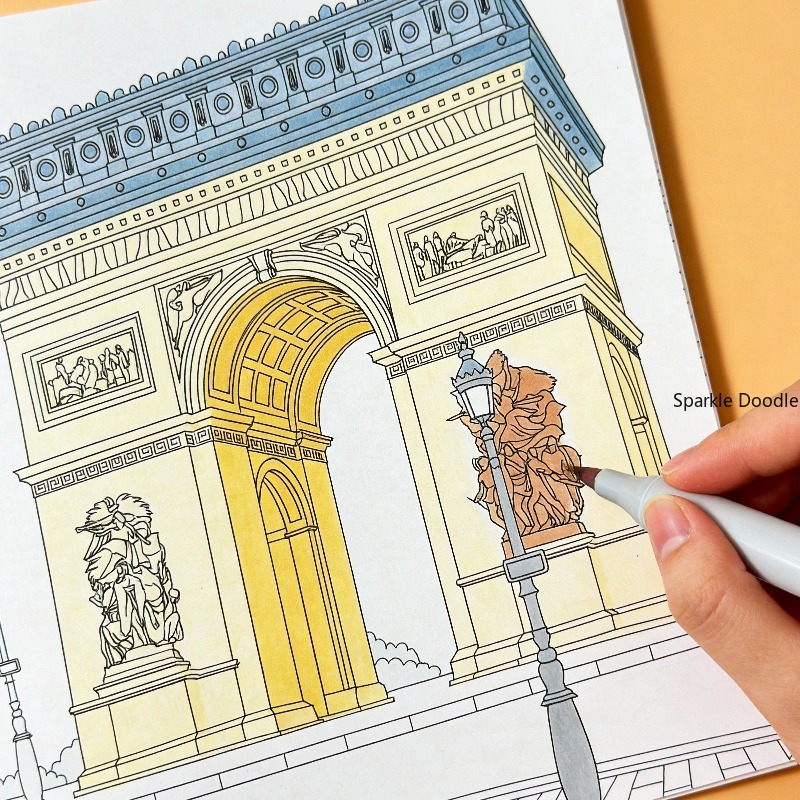 Photography Book - A High-definition Line Draft Coloring Book,