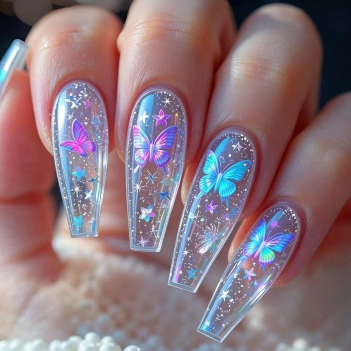 Photography Tips - Medium Fake Nails for Women Gilrs