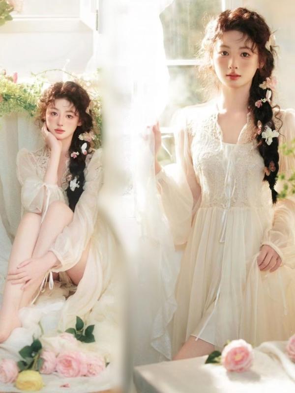 Photography Studio - Artistic Photography Studio Vintage Lace Skirt