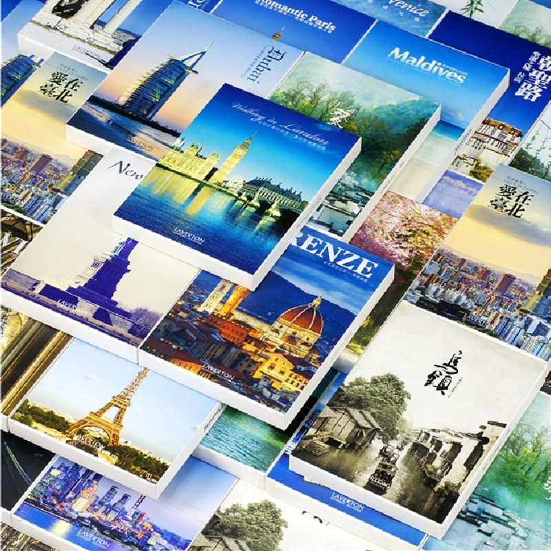 Photography Journal - 30Pcs 10x14cm Travel Landscape Photography Postcards