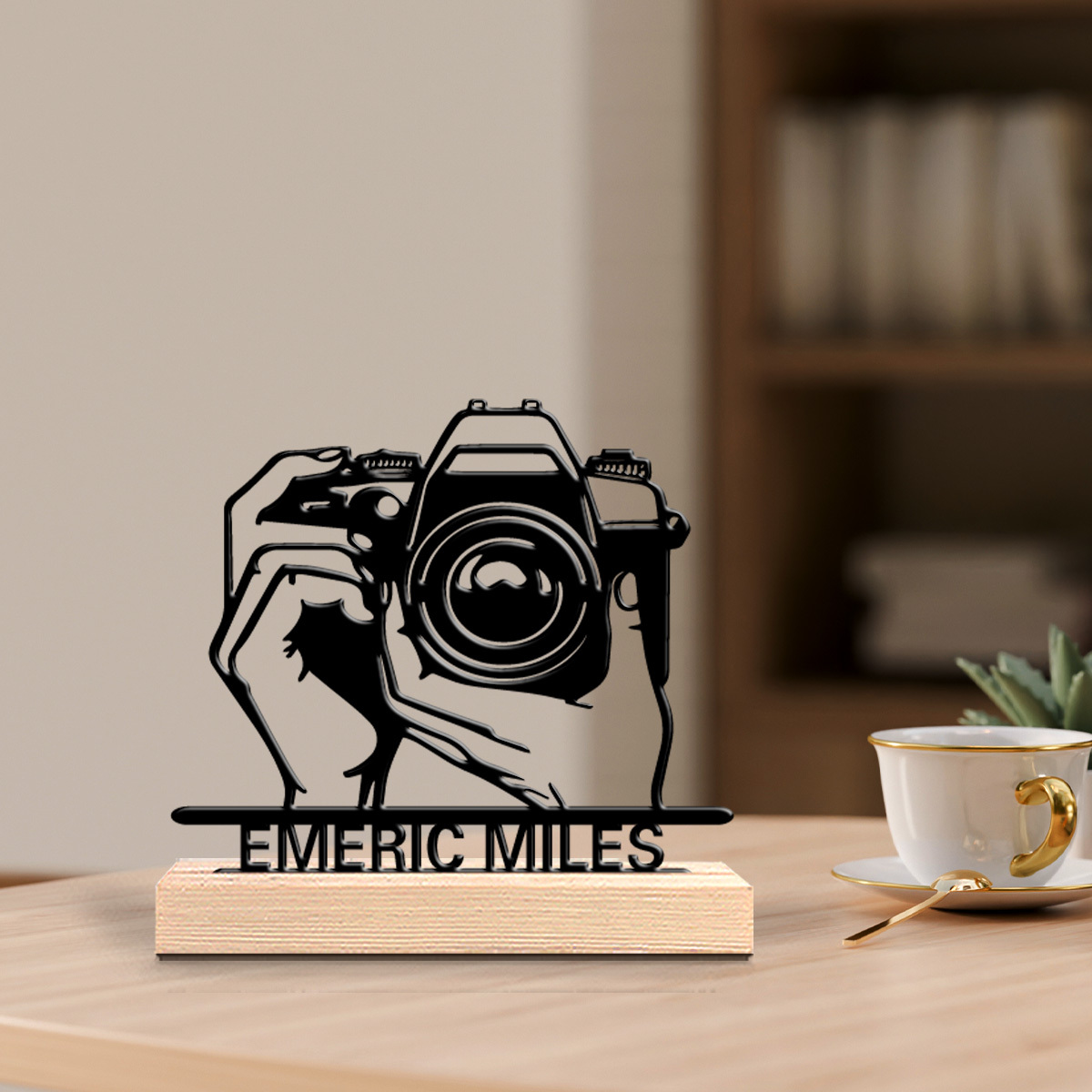 Photography Camera - Personalized Emric Miles Camera Art -