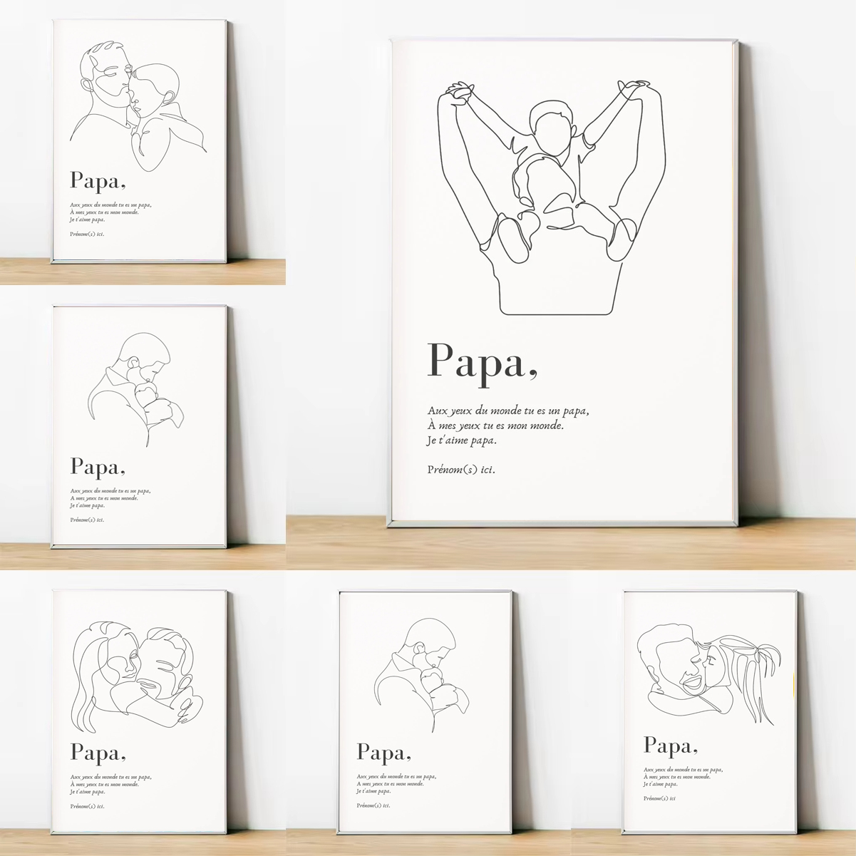 1pc Father's Day Art Poster Fa - đánh giá và giá Photography Angle