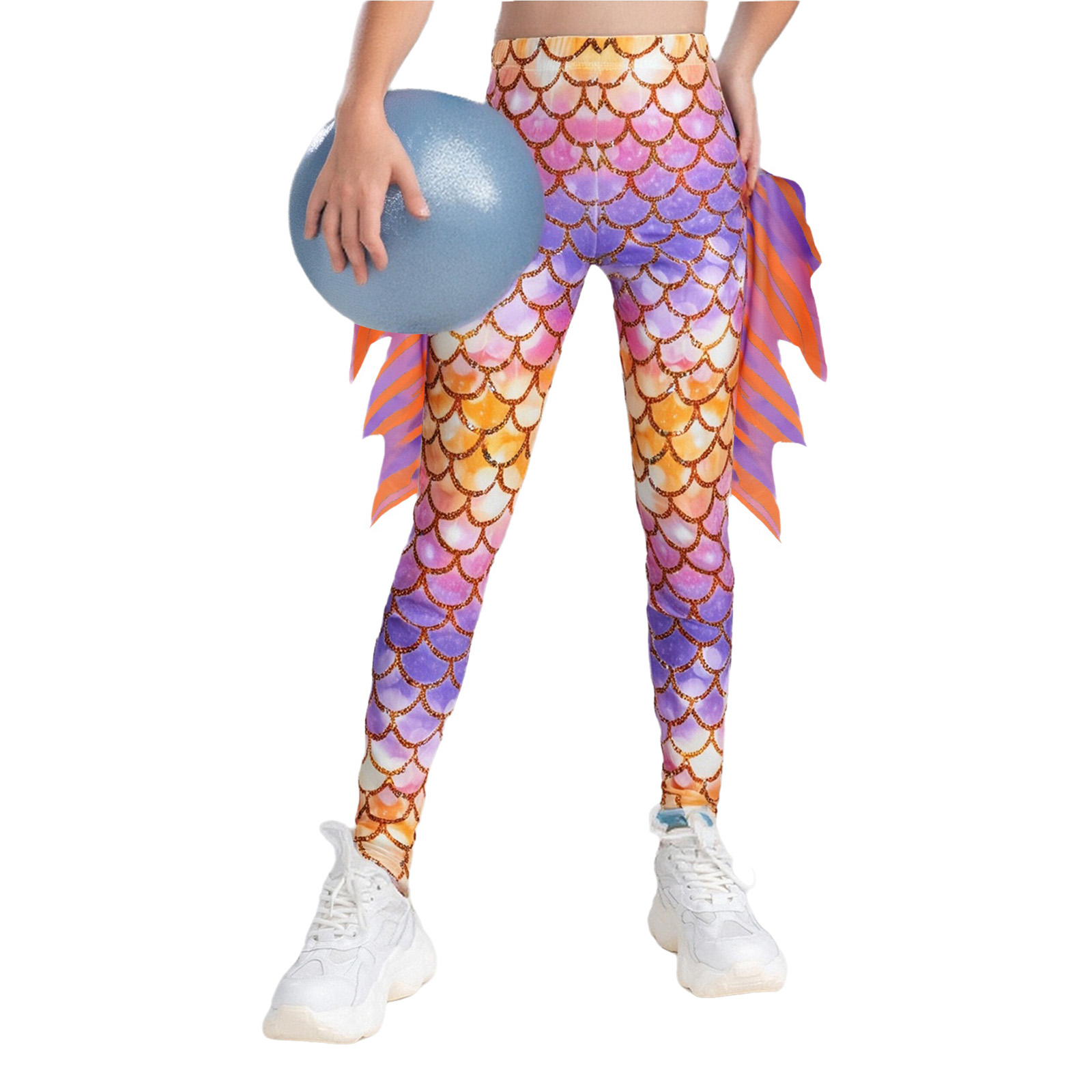 2Pcs Kids Girl Fish Scale Prin - đánh giá và giá Photography Yoga