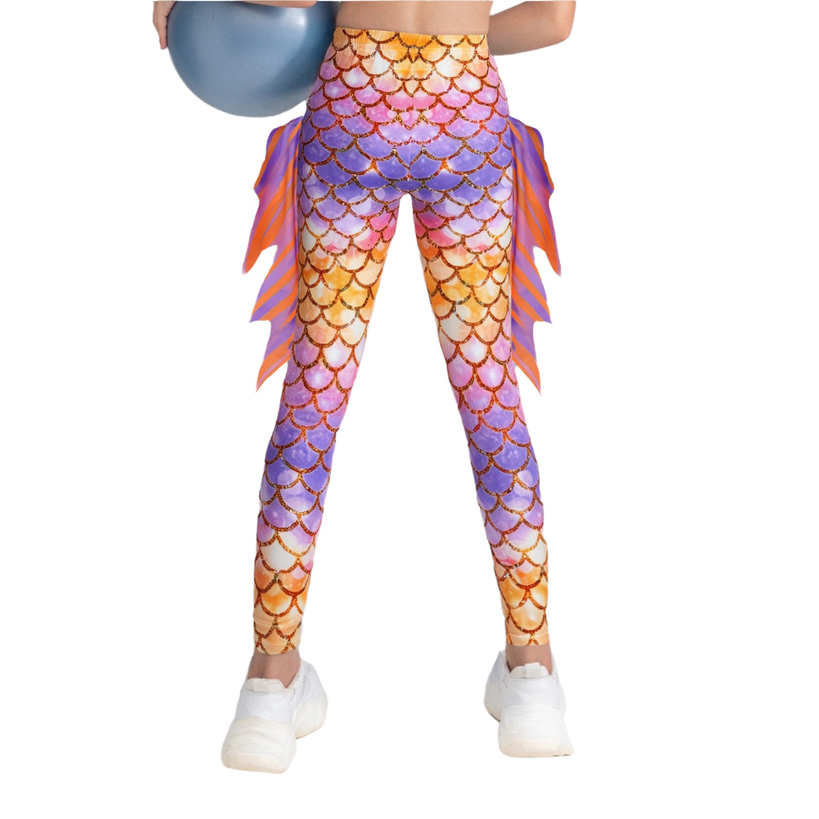 2Pcs Kids Girl Fish Scale Prin - đánh giá và giá Photography Yoga