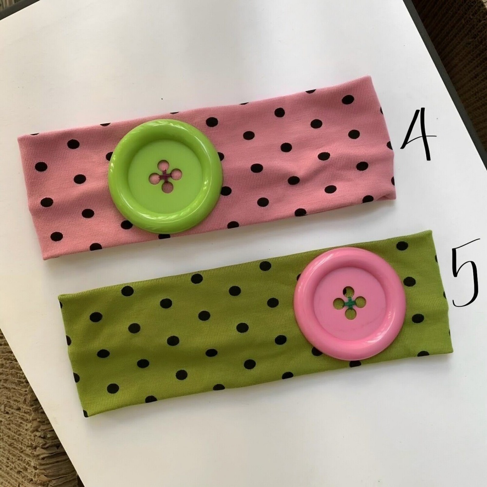 Large Button Polka Dot Headban - đánh giá và giá Photography Yoga