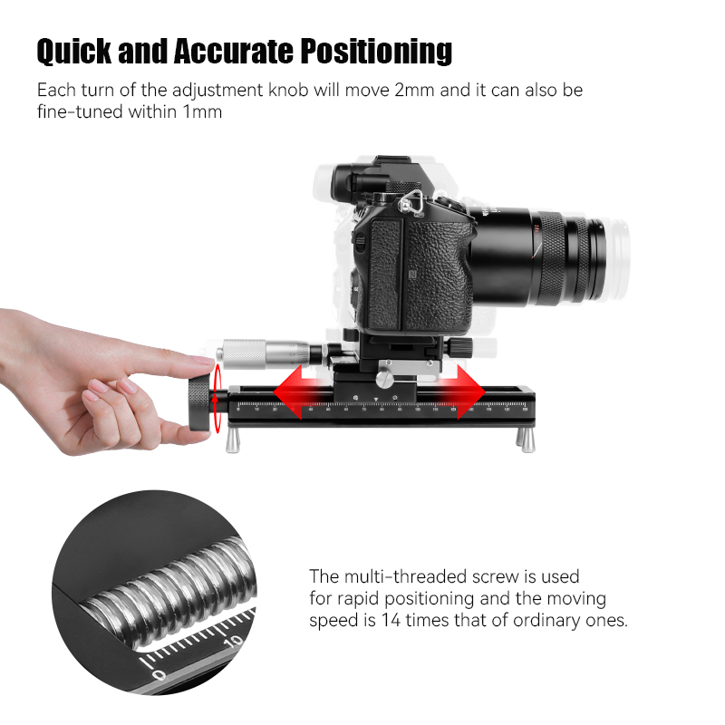Beike QZSD 60/80/100/120Cm Di  - đánh giá và giá Camera Slider Rail