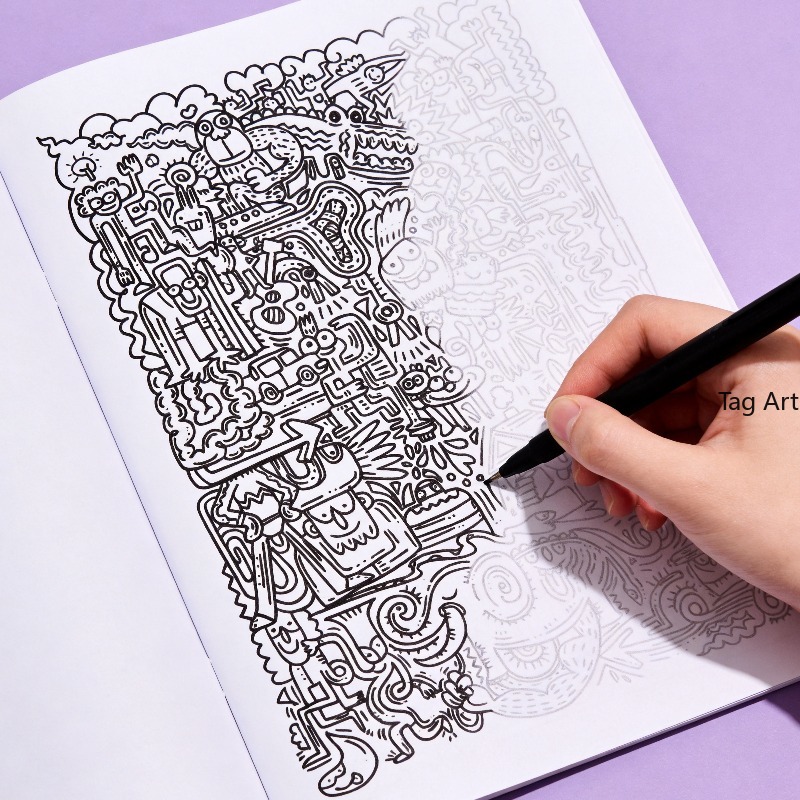 A Stress Relieving Adult Sketc - đánh giá và giá Photography Book