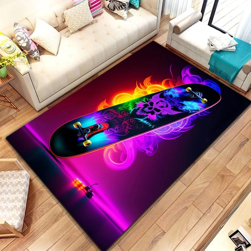 Colorful Skateboard Logo Print - đánh giá và giá Photography Yoga