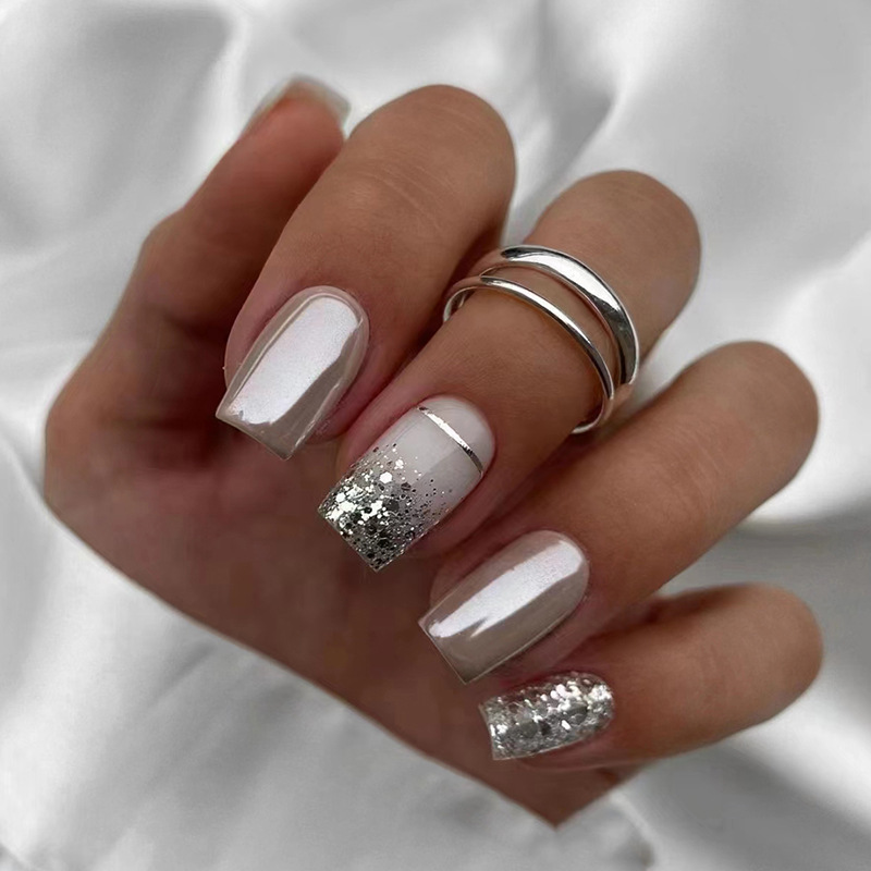 Short Square fake nails for wo - đánh giá và giá Photography Tips