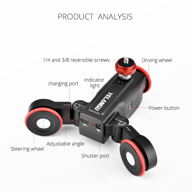 YELANGU L5 Motorized Camera Sl - đánh giá và giá Camera Slider Rail