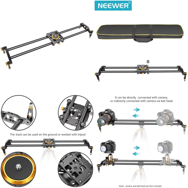 Neewer 39.4 Inches/100 Cm Carb - đánh giá và giá Camera Slider Rail
