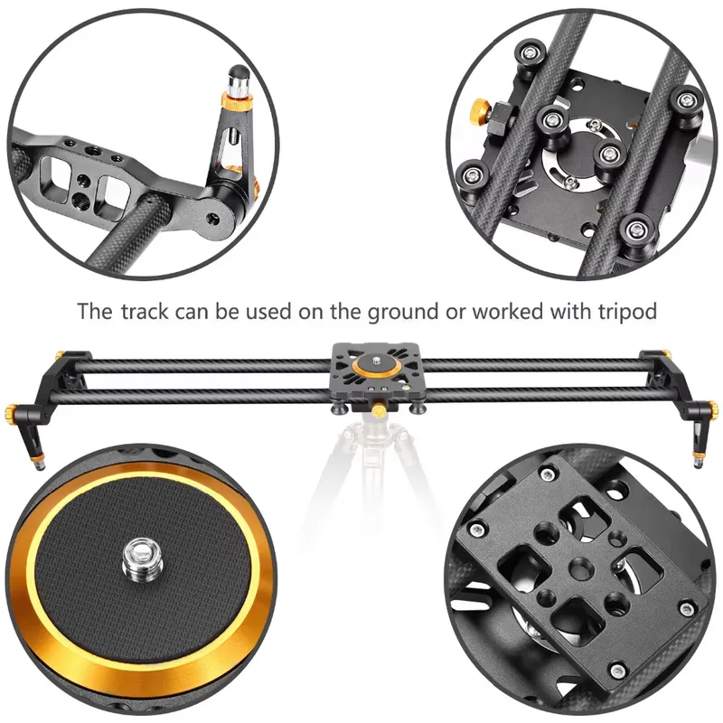 Neewer 39.4 Inches/100 Cm Carb - đánh giá và giá Camera Slider Rail