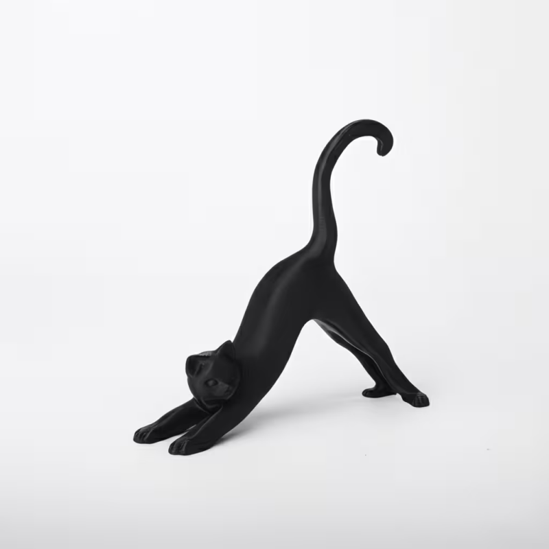 Yoga Stretch Cat Mini Sculptur - đánh giá và giá Photography Yoga