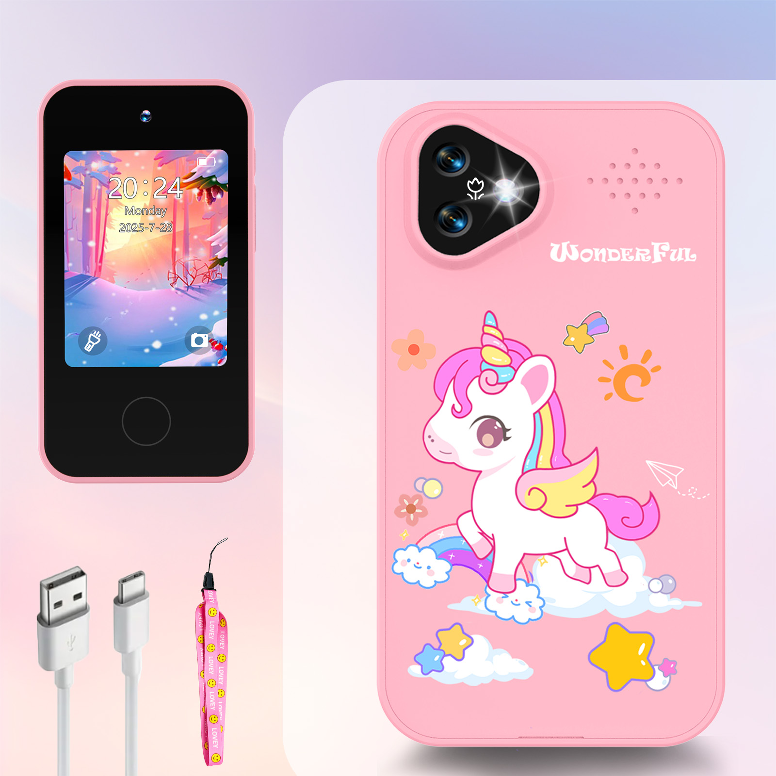 Unicorn Kids Smart Phone Camer - đánh giá và giá Photograph Mp3