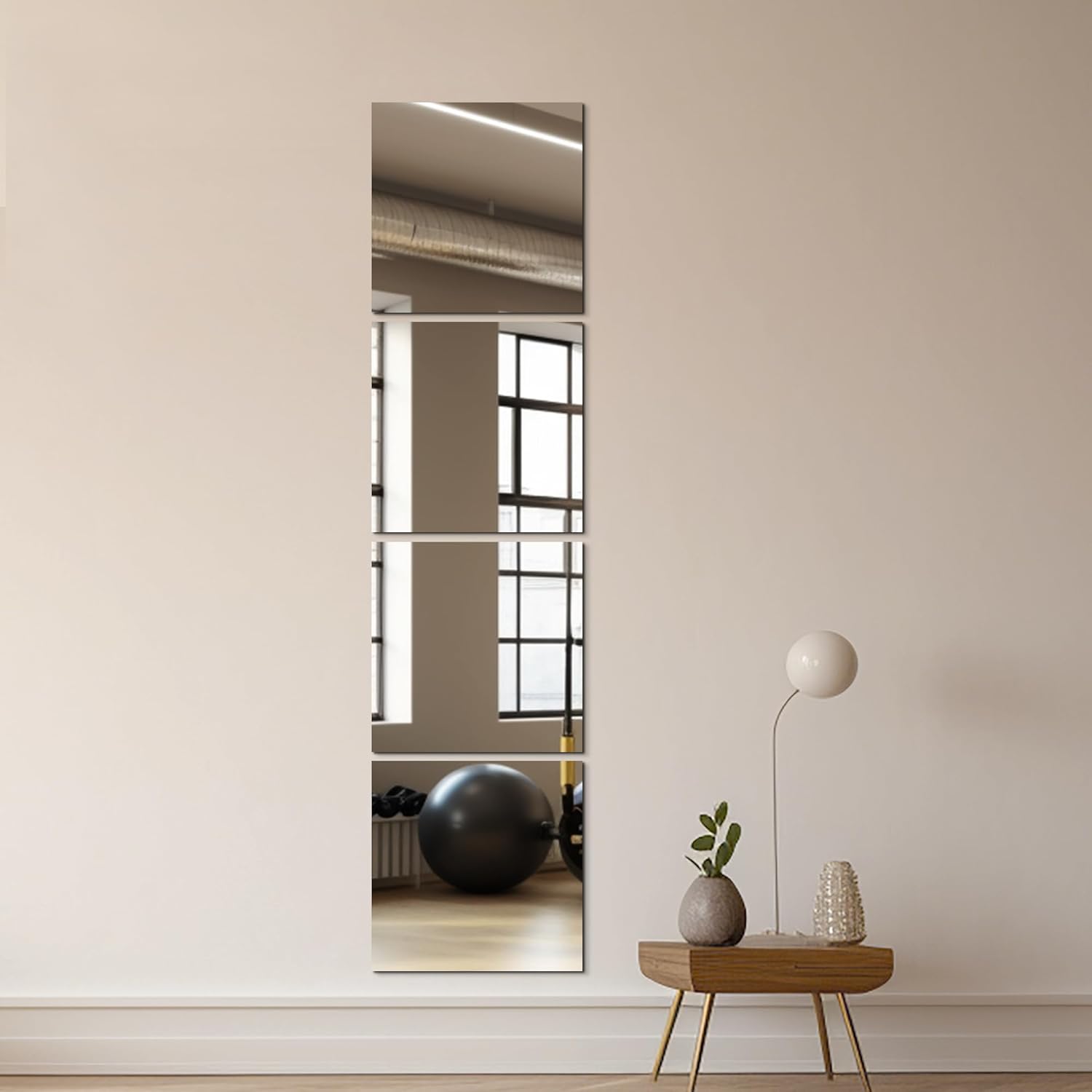35*30cm Silver Acrylic Mirror  - đánh giá và giá Photography Yoga