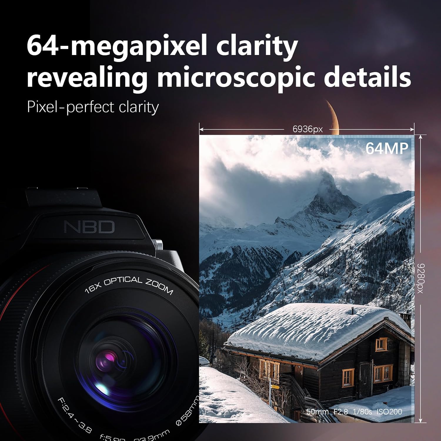 Professional 8K 64MP Photograp - đánh giá và giá Photography Camera