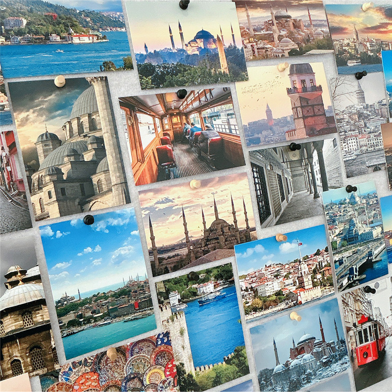 30Pcs 10x14cm Travel Landscape - đánh giá và giá Photography Journal