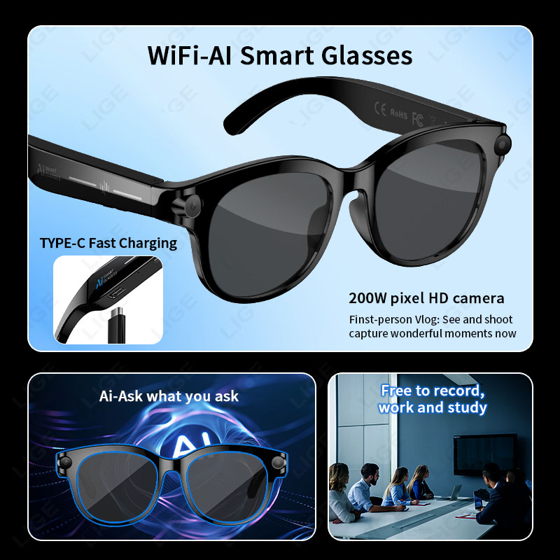 New 200W Camera AI Glasses For - đánh giá và giá Photography Translate