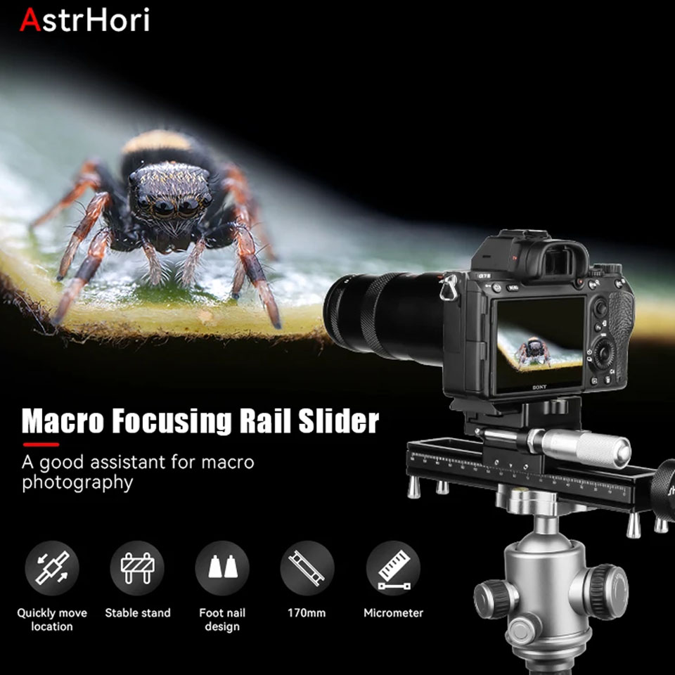 AstrHori AH-MGA170 170mm Camer - đánh giá và giá Camera Slider Rail