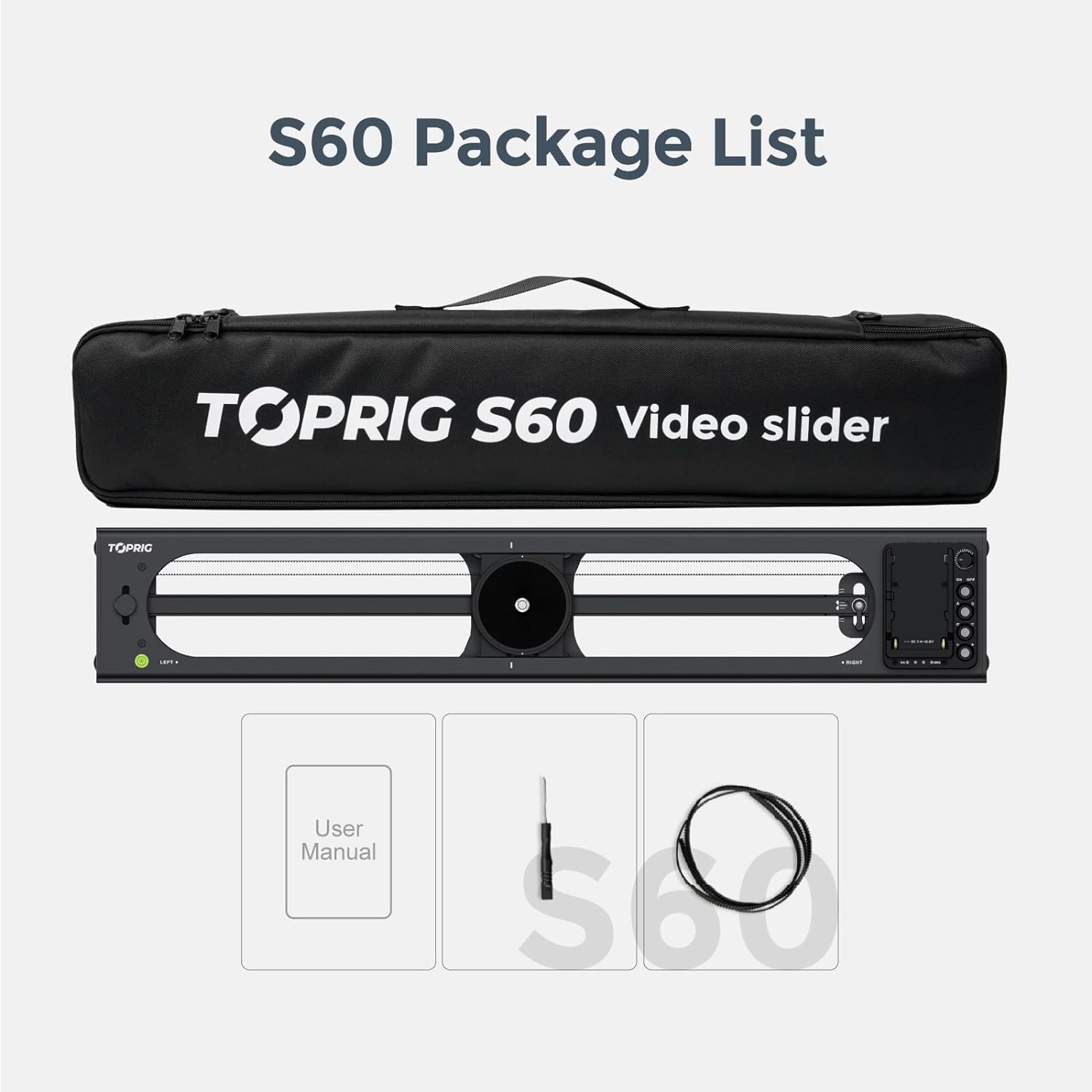 Accsoon Toprig S40 Motorized S - đánh giá và giá Camera Slider Rail