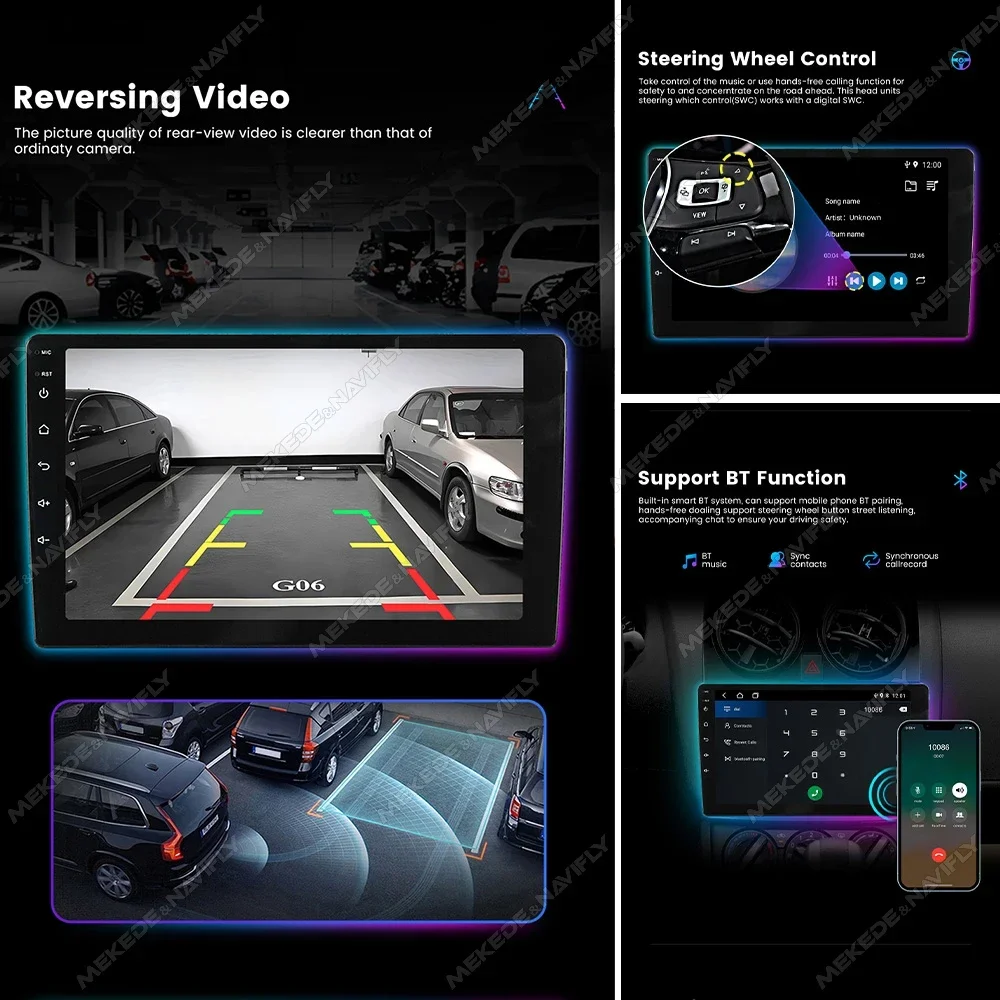 Android 14 Touch Screen Car Ra - đánh giá và giá Photograph Mp3